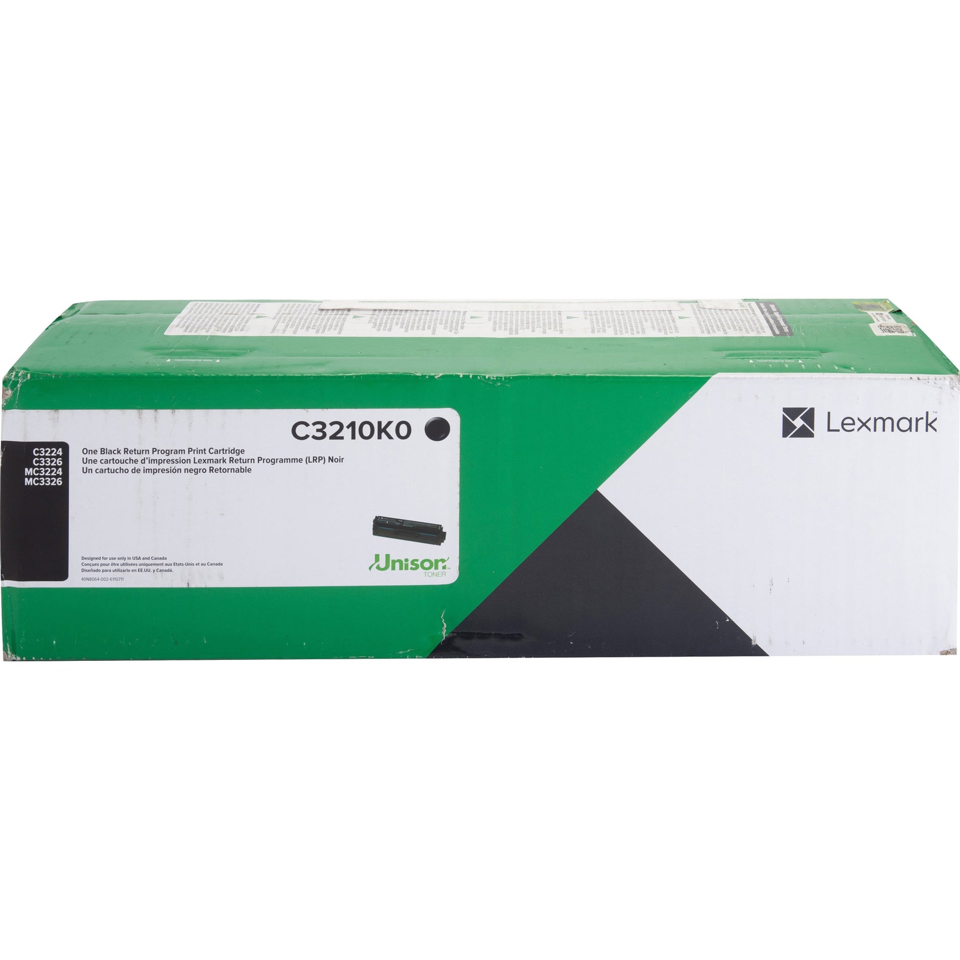 Lexmark C3210K0 Μαύρο Πρόγραμμα Επιστροφής Μελανιού Εκτύπωσης - Πρωτότυπος Μελανόμεσος Καρτέλα 1500 Σελίδες