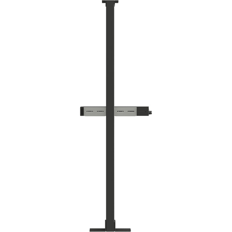 Top-down view of Liebert rack mount kit showing mounting hardware and brackets