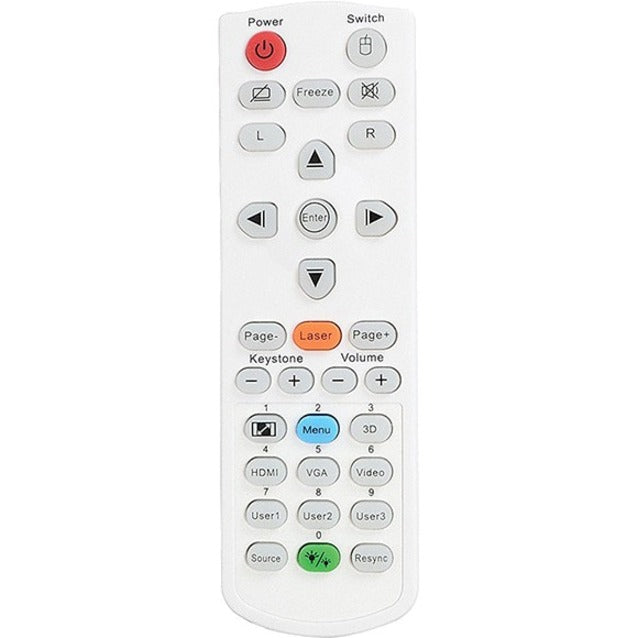 Remote control unit for Optoma EH412 projector