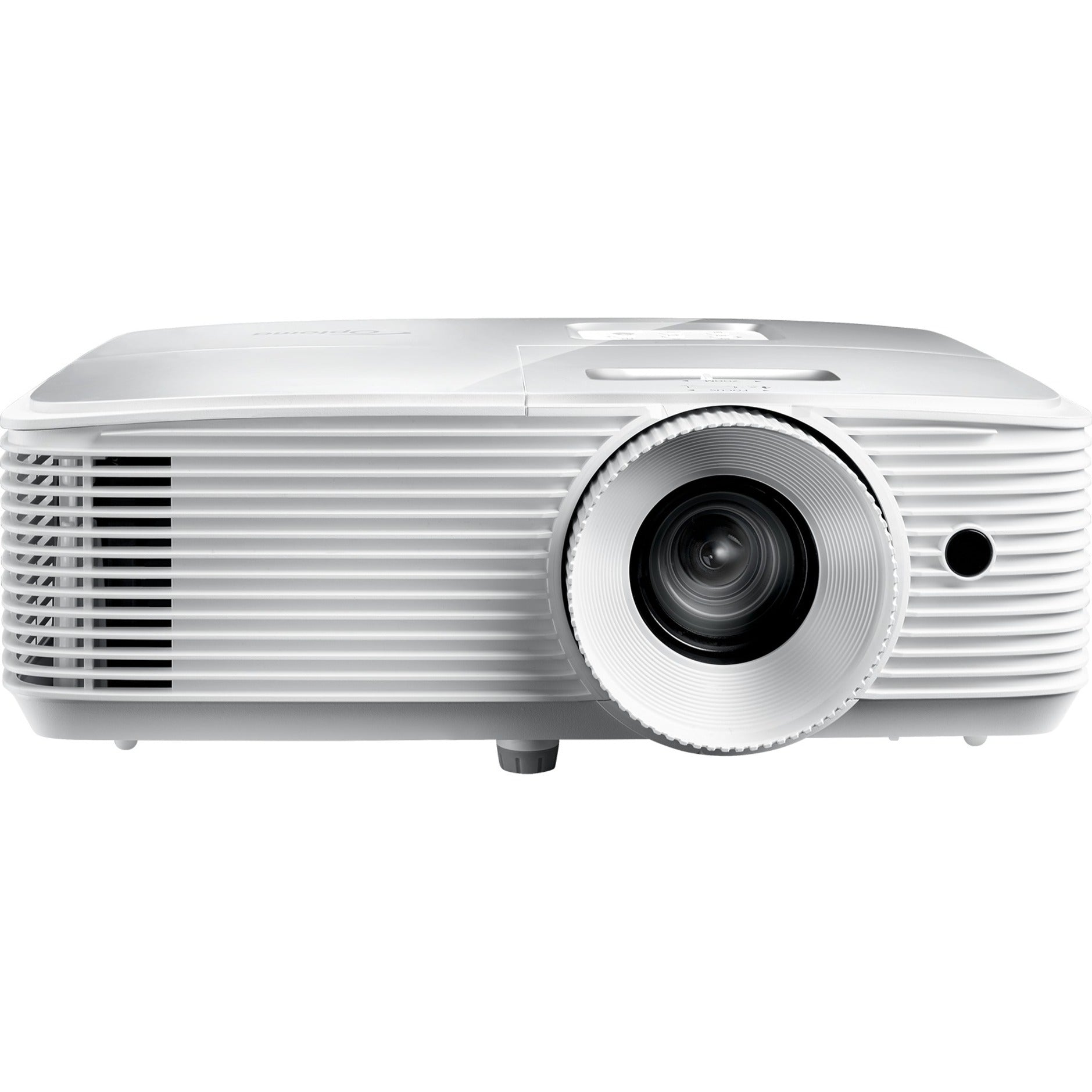 Optoma EH412 DLP Projector, Full HD 1080p, 4500 Lumens, 3D, 50000:1 Contrast, 1.3x Zoom, HDMI 2.0, HDR Compatible, RoHS Certified - EH412 (3 Year Warranty)