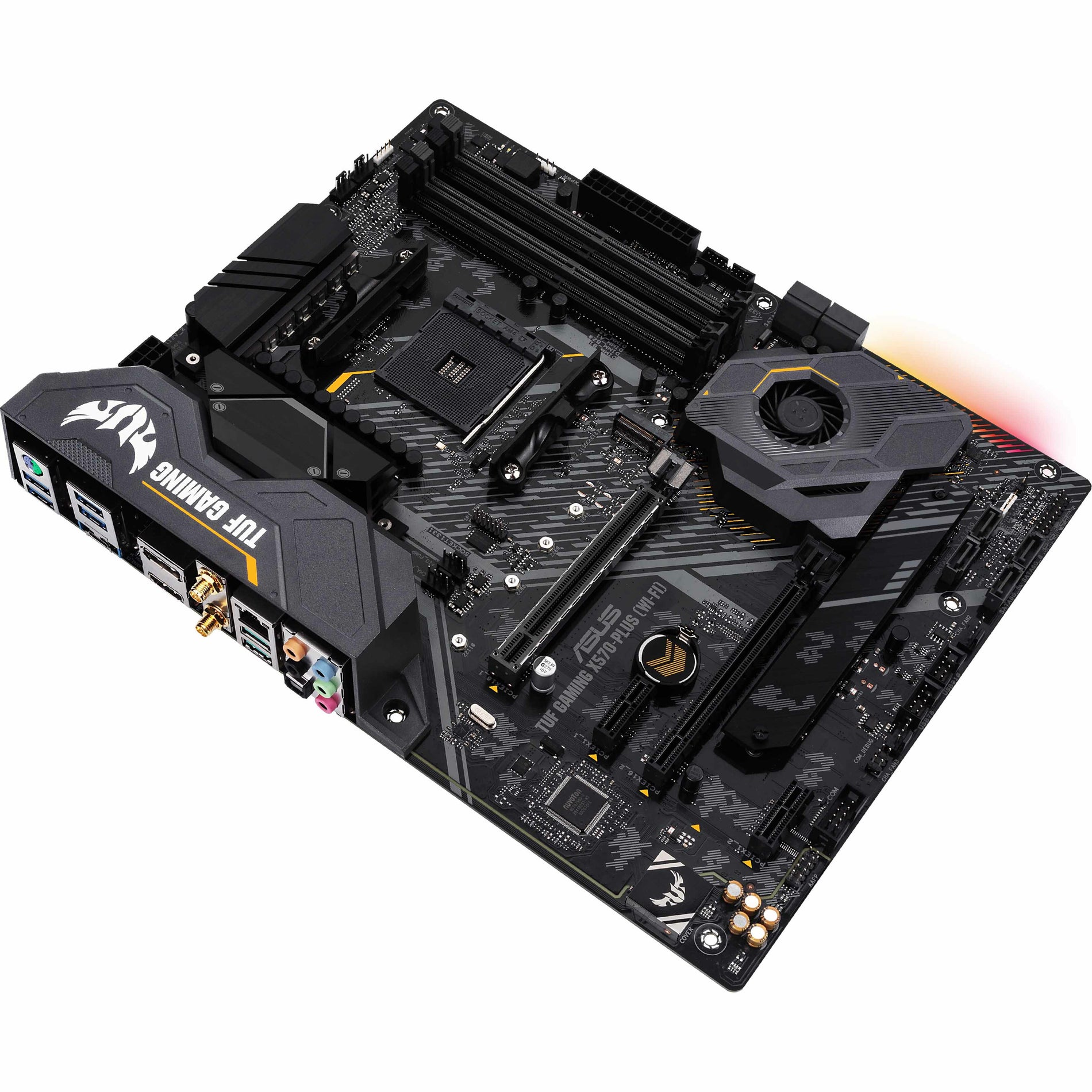 TUF GAMING X570-PLUSWI-FI Desktop Motherboard TUF GAMING X570-PLUS (WI-FI) - AMD X570 Chipset - Socket AM4 - ATX