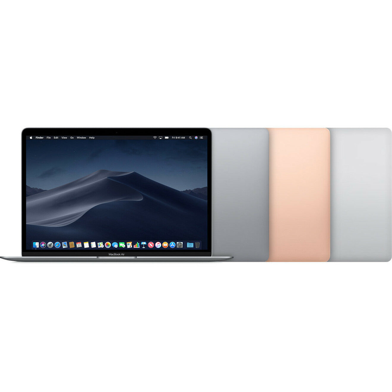 แอปเปิ้ล MVFH2LL/A แมคบุ๊คแอร์ 13.3" โน้ตบุ๊ค อินเทล คอร์ i5 แรม 8GB SSD 128GB macOS โมฮาวี