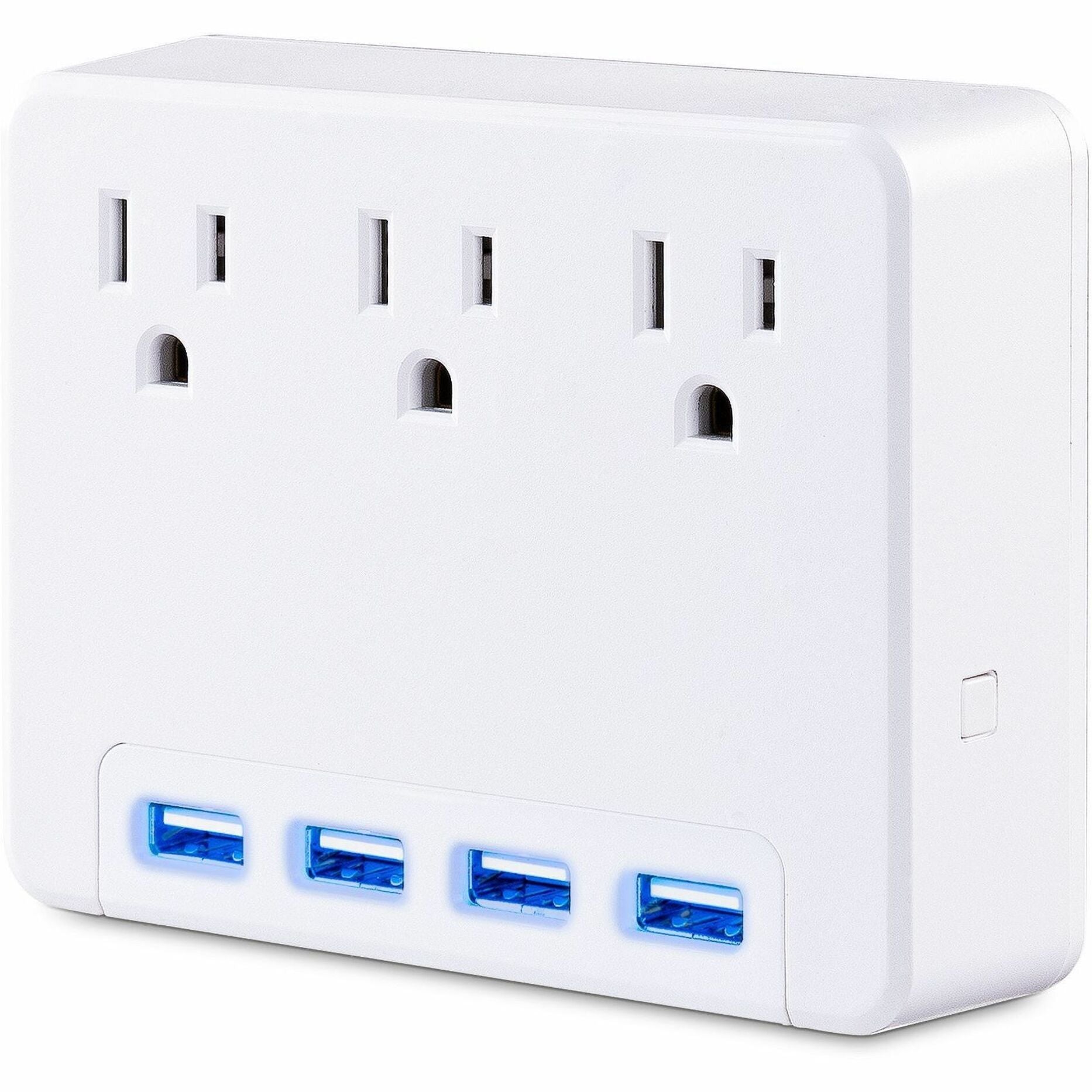 Angled view of CyberPower surge protector highlighting sleek design-alternate-image7