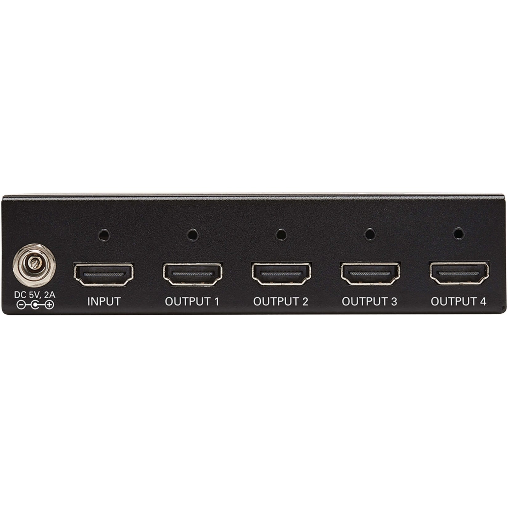 Tripp Lite B118-004-HDR 4-Poort HDMI 2.0 Splitter met Multi-Resolution Ondersteuning 4096 x 2160 Maximale Videoreolutie 3 Jaar Beperkte Garantie