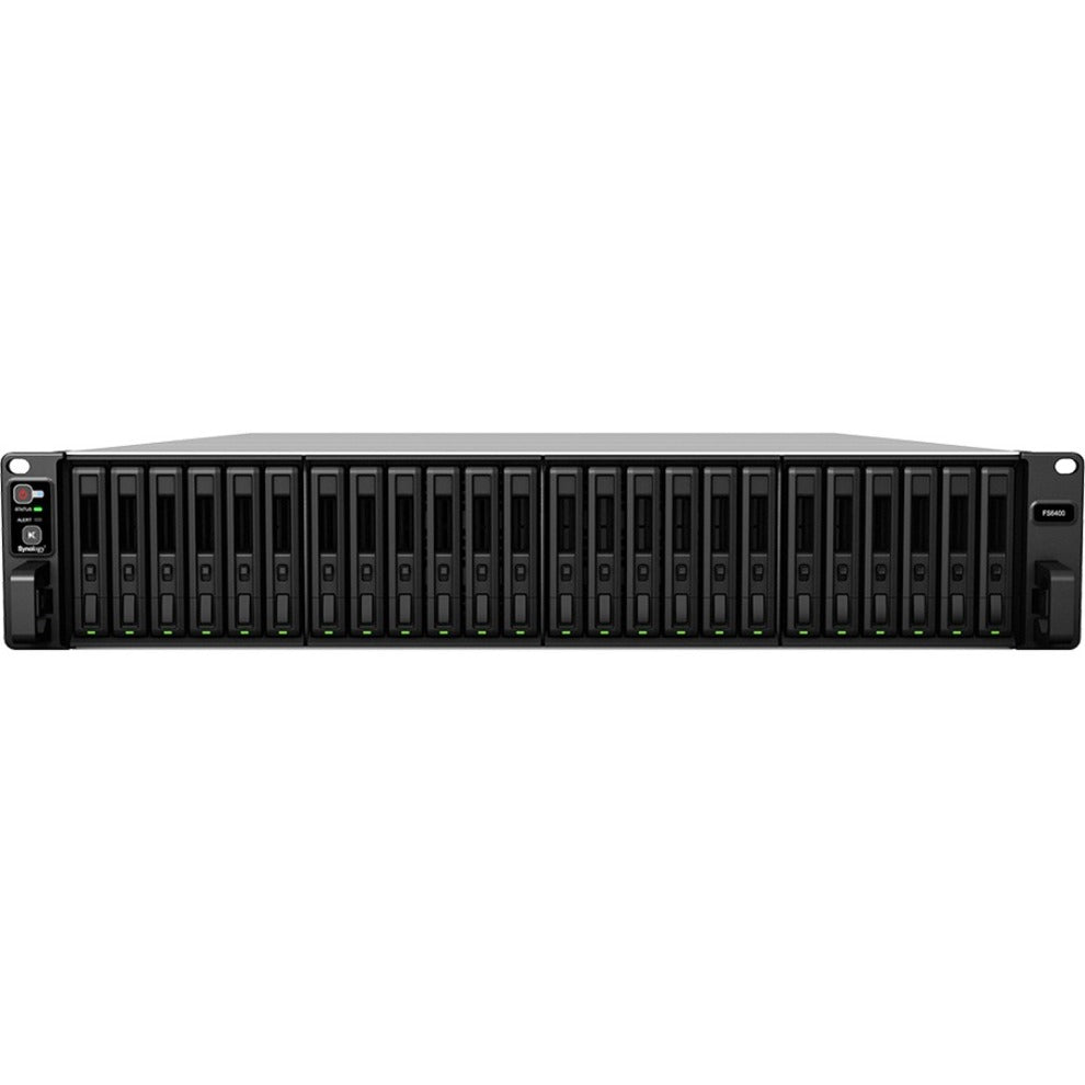 Synology FS6400 FlashStation SAN/NAS Storage System, 24-Bay, 184.32TB Capacity, 10GbE Ethernet