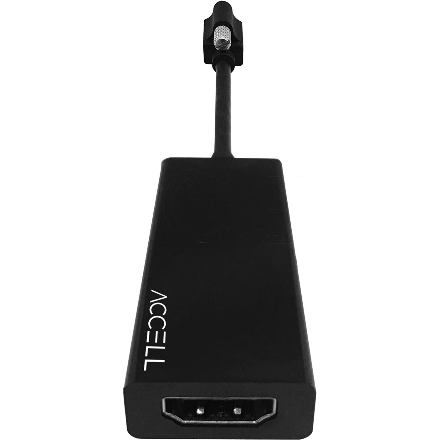 Accell U187B-006B-23 USB-C to HDMI 2.0 Adapter - CEC Enabled, Reversible, Black