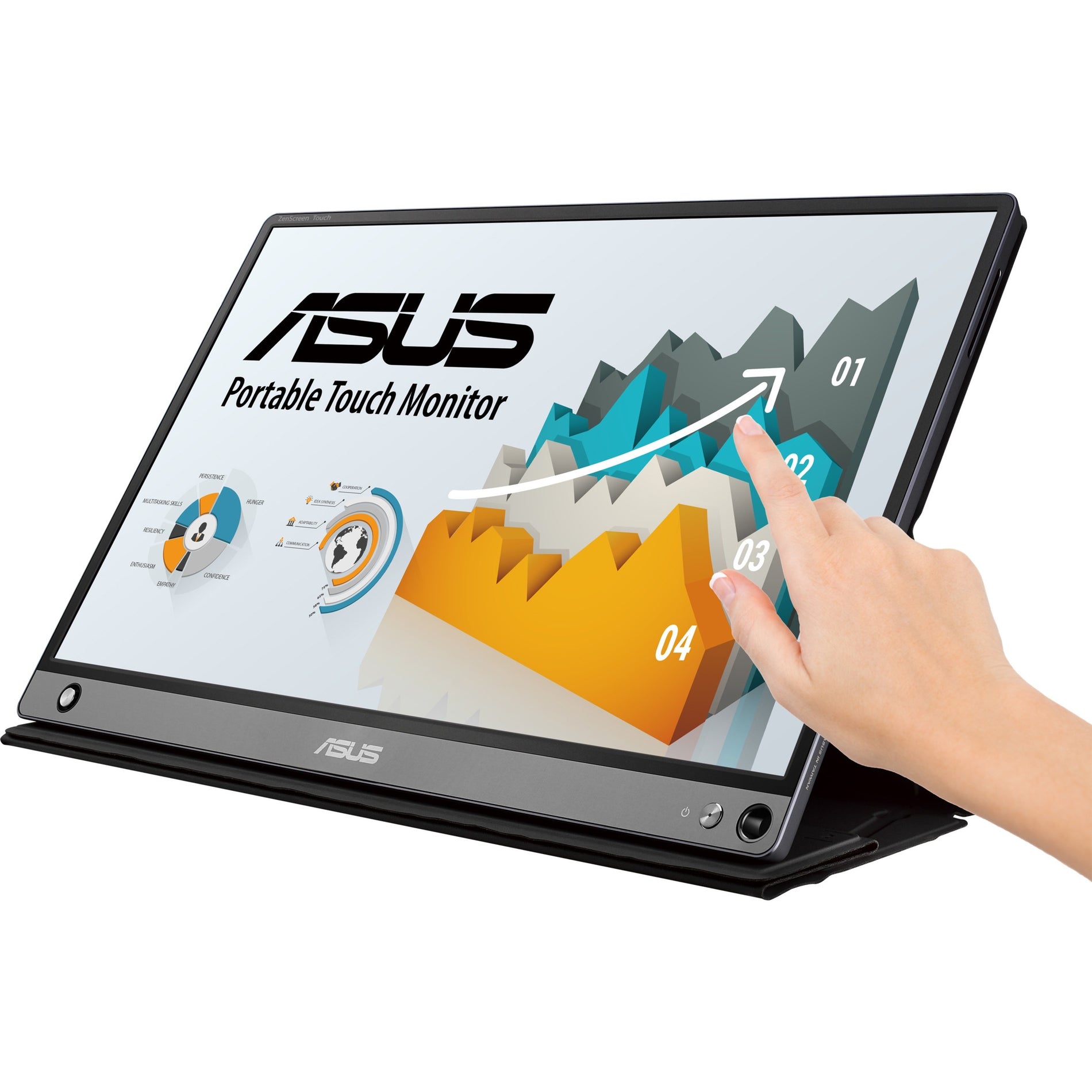 Asus ZenScreen MB16AMT 15.6" LCD Touchscreen Monitor - 16:9 (MB16AMT) Alternate-Image6 image