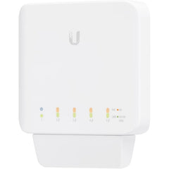 Ubiquiti USW-FLEX Layer 2 Gigabit Ethernet Switch, 5-Port with PoE Support, Indoor/Outdoor Network Switch, Wall/Pole/Desktop Mountable - USW-FLEX (1 Year Warranty)