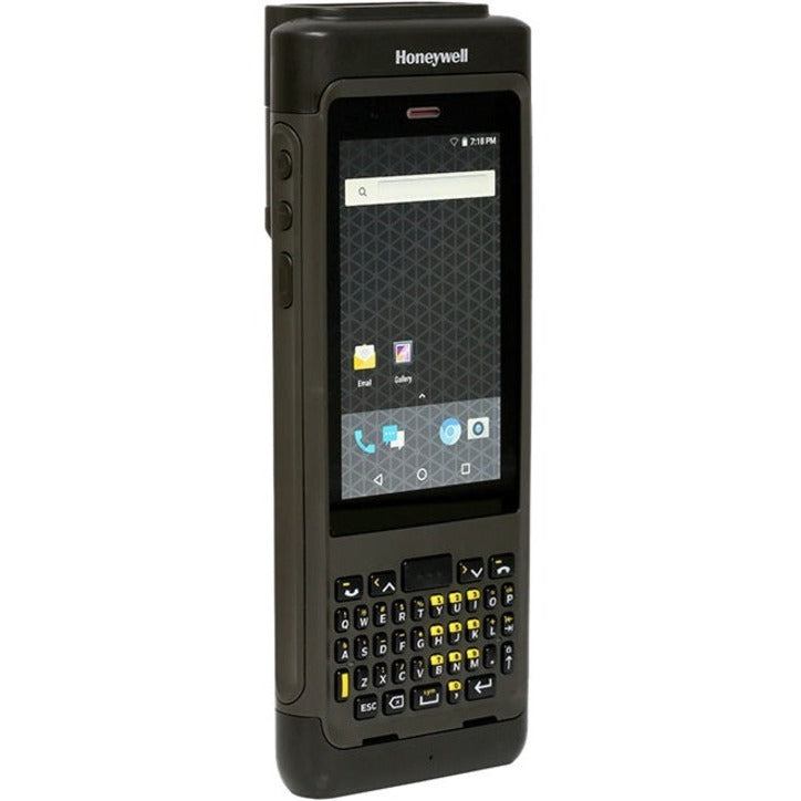 Front view of Honeywell CN80 mobile computer showing touchscreen display and QWERTY keyboard layout-alternate-image1