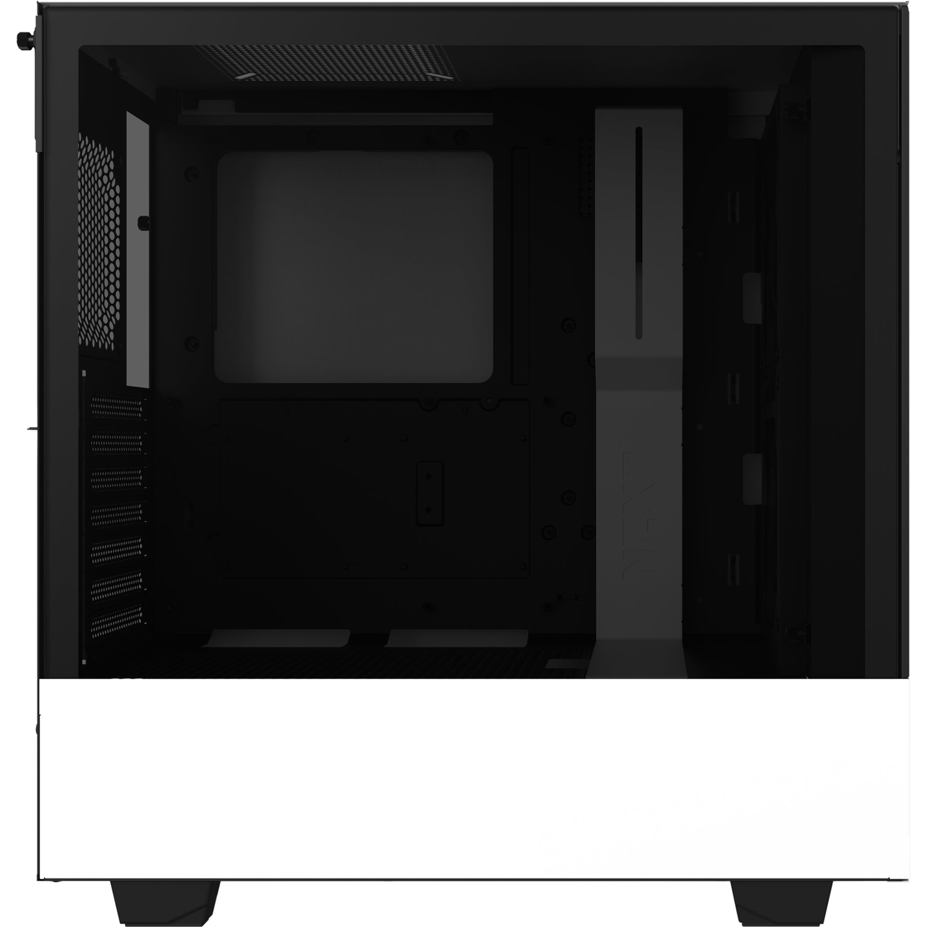 NZXT CA-H510E-W1 Premium Compact Mid-tower ATX Case, Matte White, 6 Expansion Bays, 9 Expansion Slots