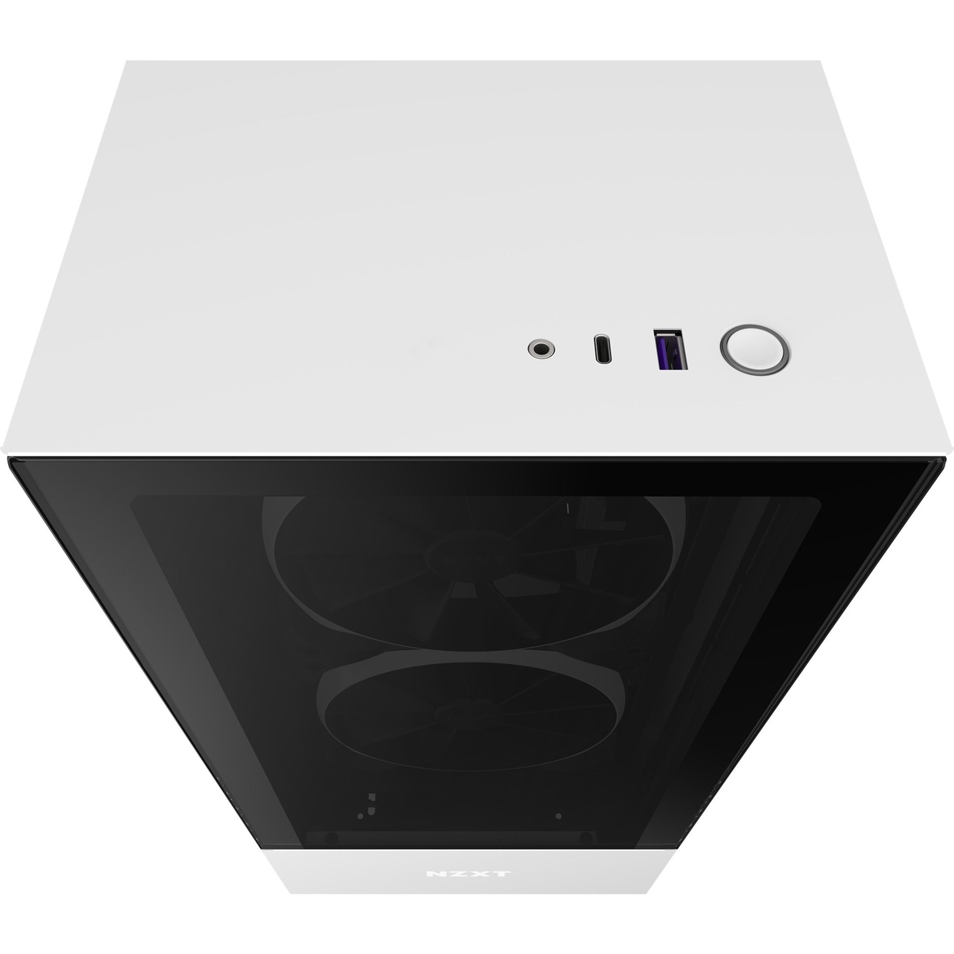 NZXT CA-H510E-W1 Premium Compact Mid-tower ATX Case, Matte White, 6 Expansion Bays, 9 Expansion Slots