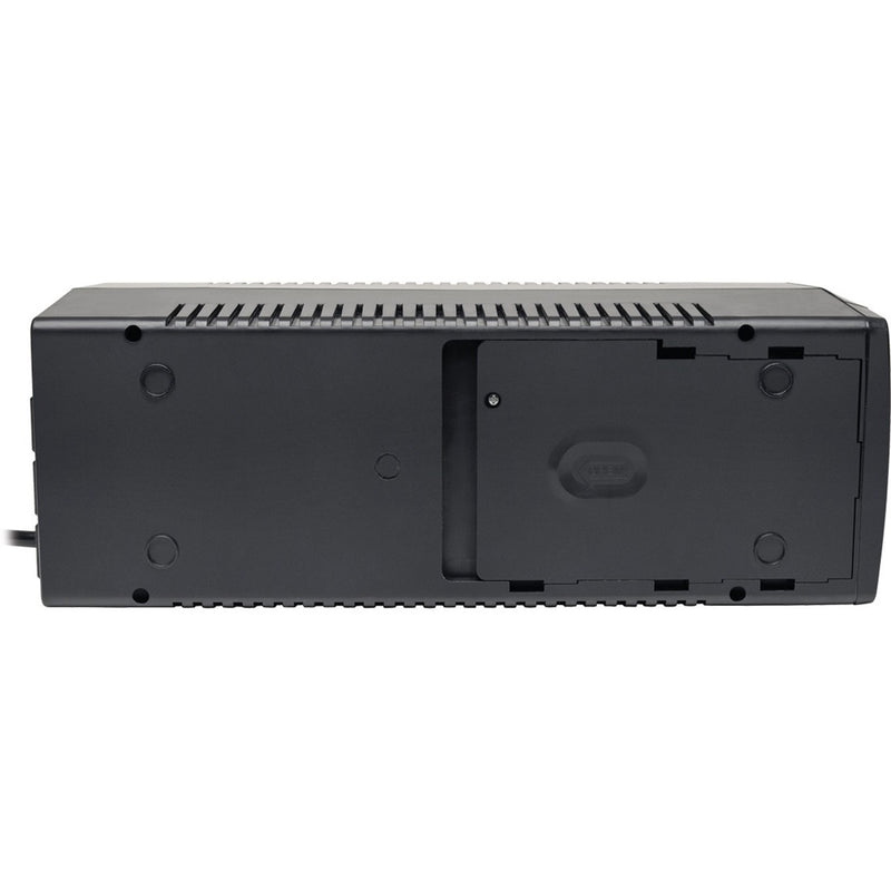 Bottom view of Tripp Lite OMNIVS1200LCD UPS showing ventilation design and construction