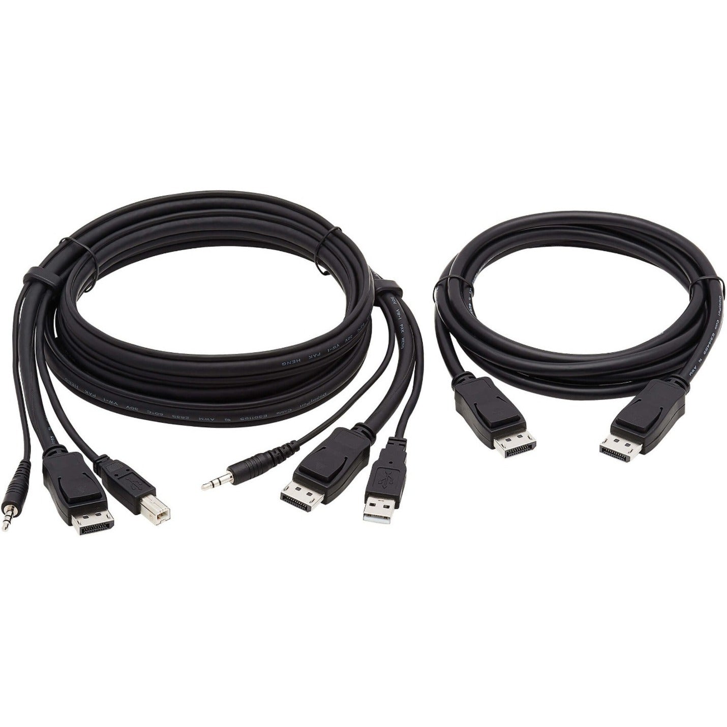 Tripp Lite P783-006-DP KVM Cable, Dual DisplayPort, 4K 6ft