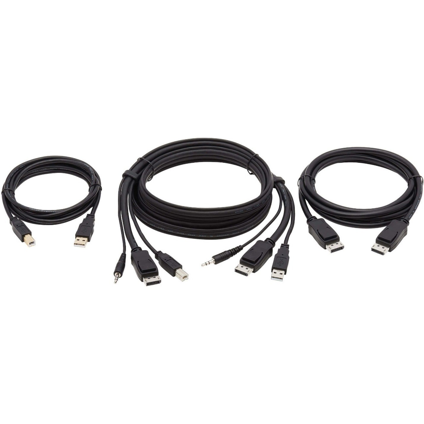 Tripp Lite P783-006-DPU KVM Kabel 4K 6ft DisplayPort mit Audio und USB HDCP 2.2