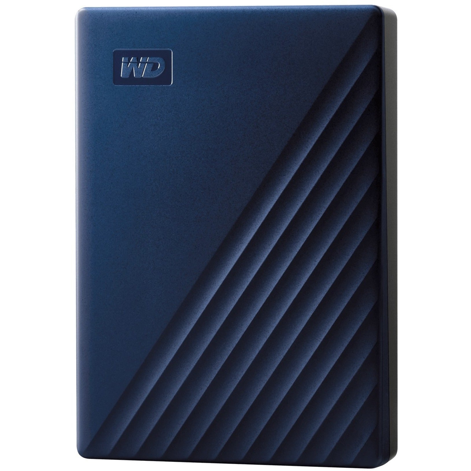 WD WDBA2F0050BBL-WESN My Passport for Mac Portable Storage 5 TB External Hard Drive Midnight Blue WD WDBA2F0050BBL-WESN 내 패스포트 for Mac 휴대용 저장 장치 5 TB 외장 하드 드라이브 미드나잇 블루