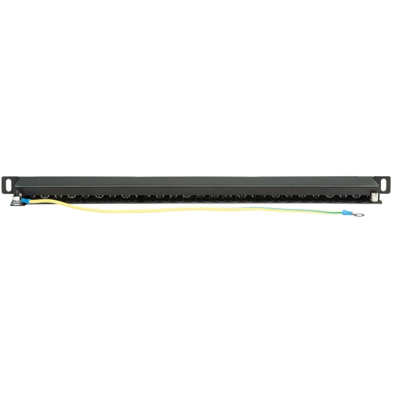 Tripp Lite N252A-024-HUSHK Cat6a 24-Port Patch Panel, 0.5U High Density, Shielded, Dual IDC RJ45