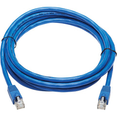 Tripp Lite N261P-010-BL Cat6a 10G-Certified Snagless F/UTP Network Patch Cable Blue 10 ft. 트립 라이트 N261P-010-BL Cat6a 10G-인증 Snagless F/UTP 네트워크 패치 케이블 파란색 10 ft.