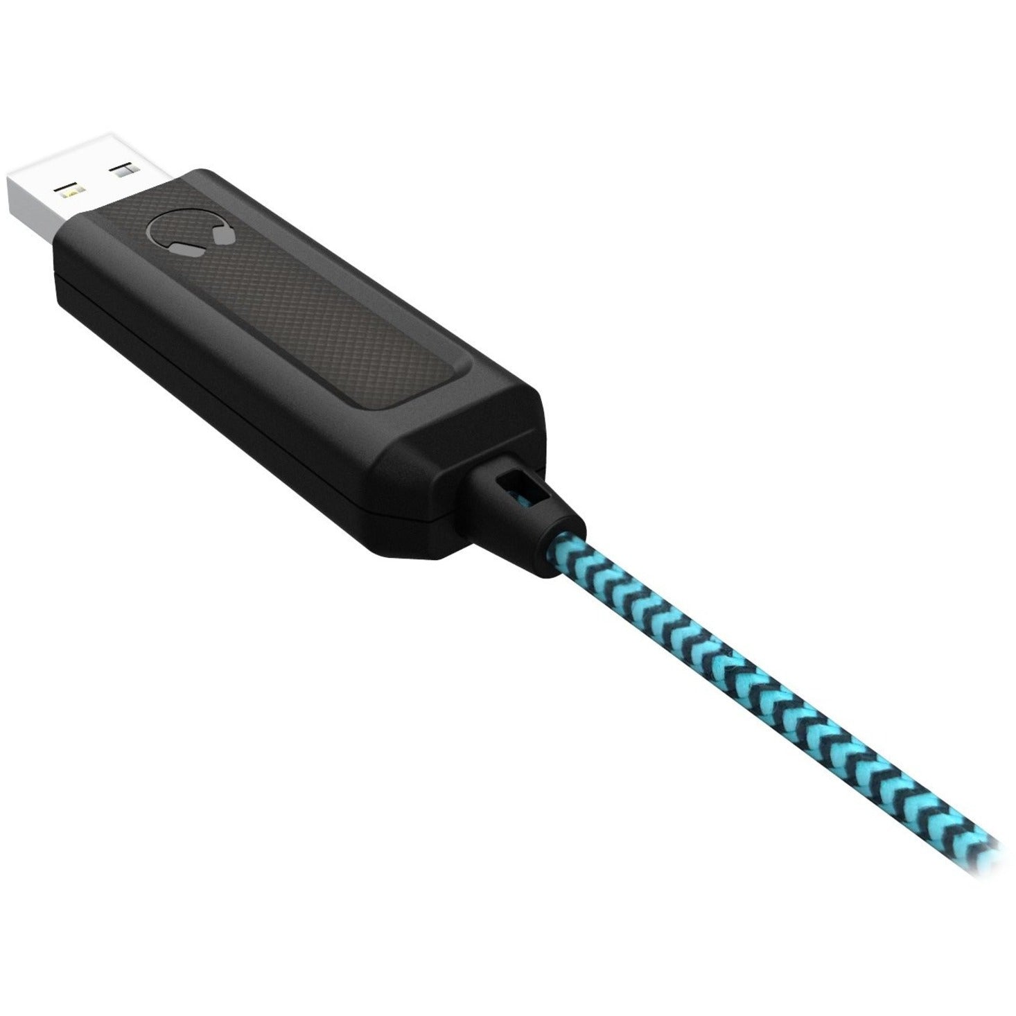 Close-up of DropTech USB connector with braided cable-alternate-image6