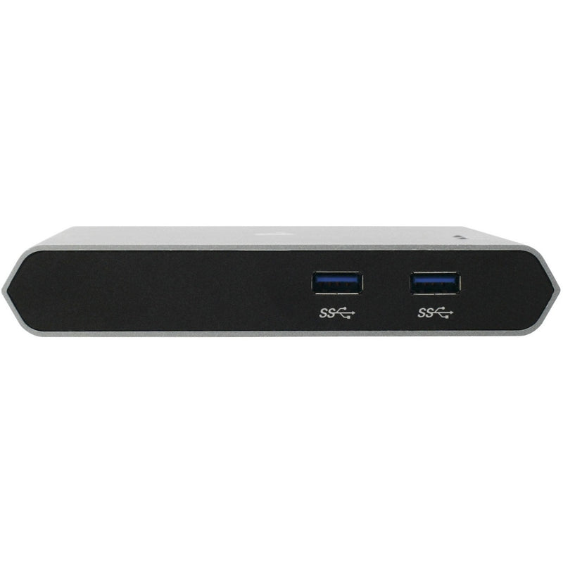 Front view of IOGEAR KVM switch showing dual USB 3.0 ports