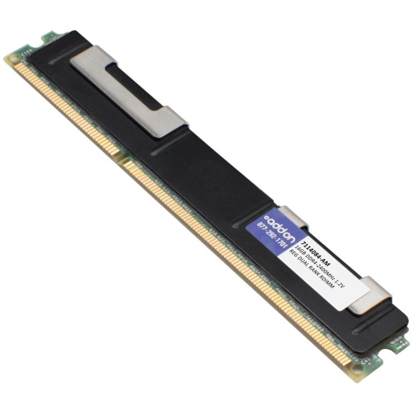 Tilføjelse 7114084-AM 16GB DDR4 SDRAM-hukommelsesmodul Livstidsgaranti ECC Registreret.