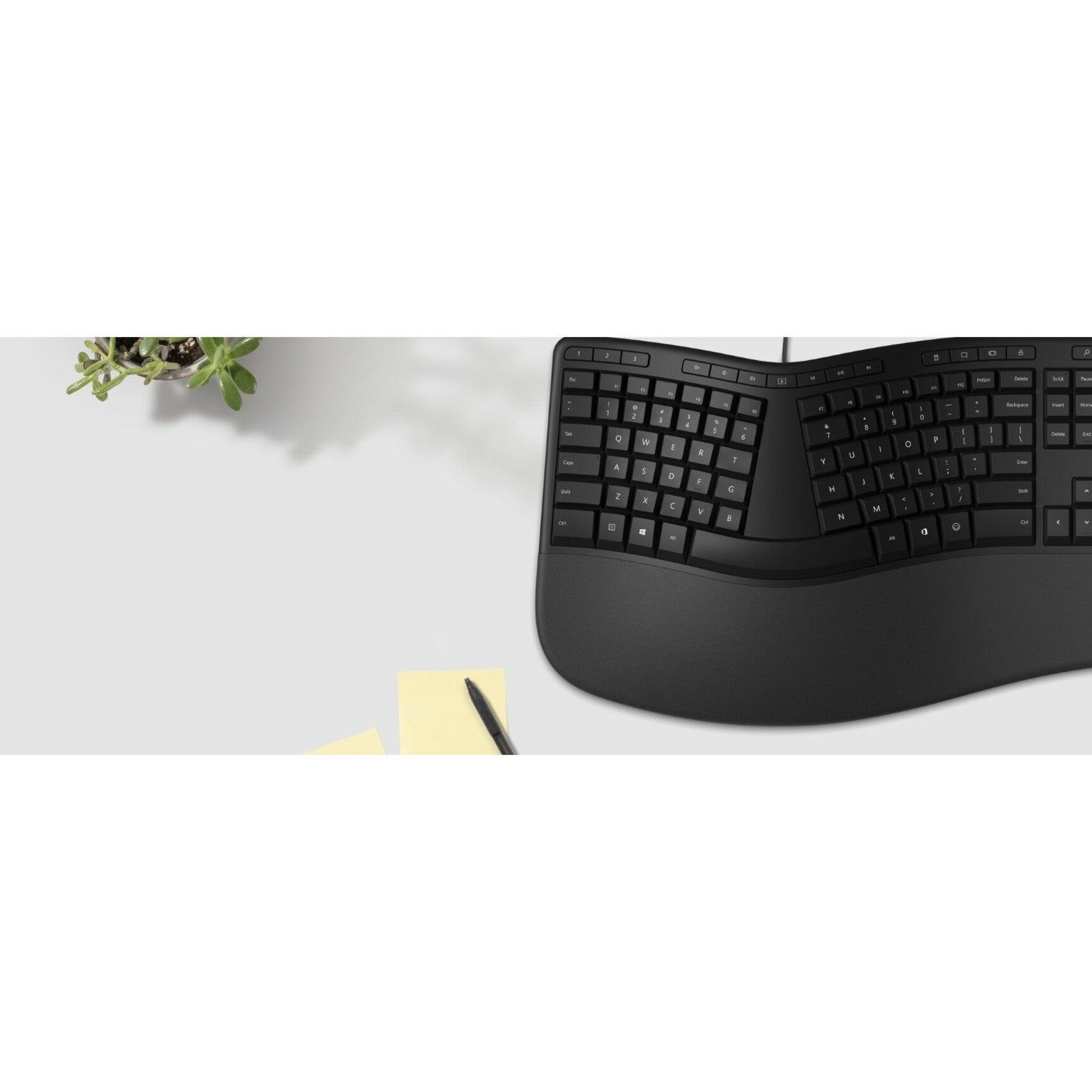 Microsoft Ergonomic Keyboard (LXM-00001) Alternate-Image1 image