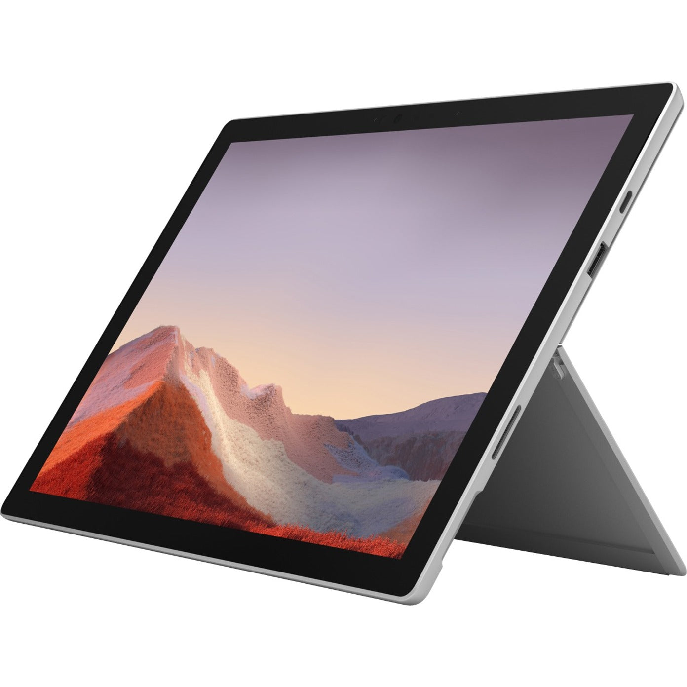 Surface Pro 7 with kickstand and Type Cover in laptop mode-alternate-image5