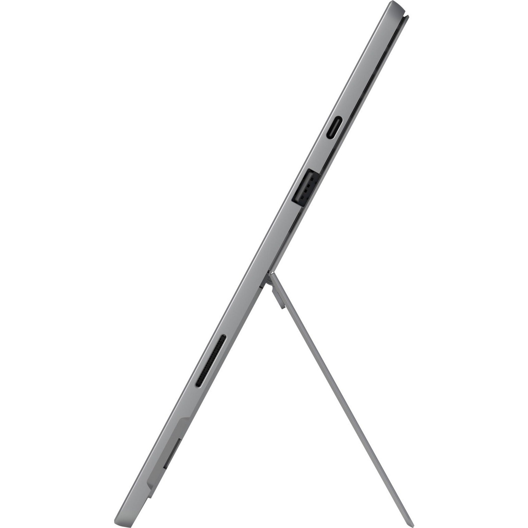 Side profile of Surface Pro 7 with extended kickstand-alternate-image2