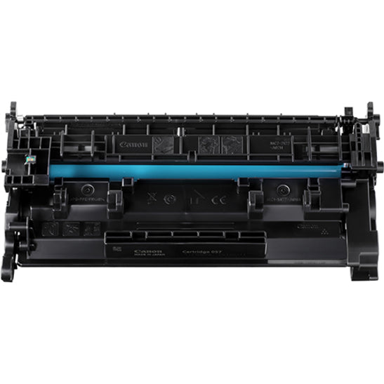 Detailed view of Canon 057 toner cartridge internal components and structure