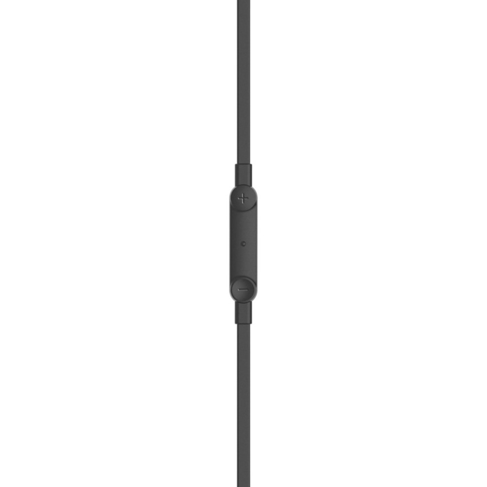 Belkin G3H0001BTBLK ROCKSTAR Headphones with Lightning Connector, Binaural Earbud, 2 Year Warranty, Stereo Sound, 3.67 ft Cable, Black