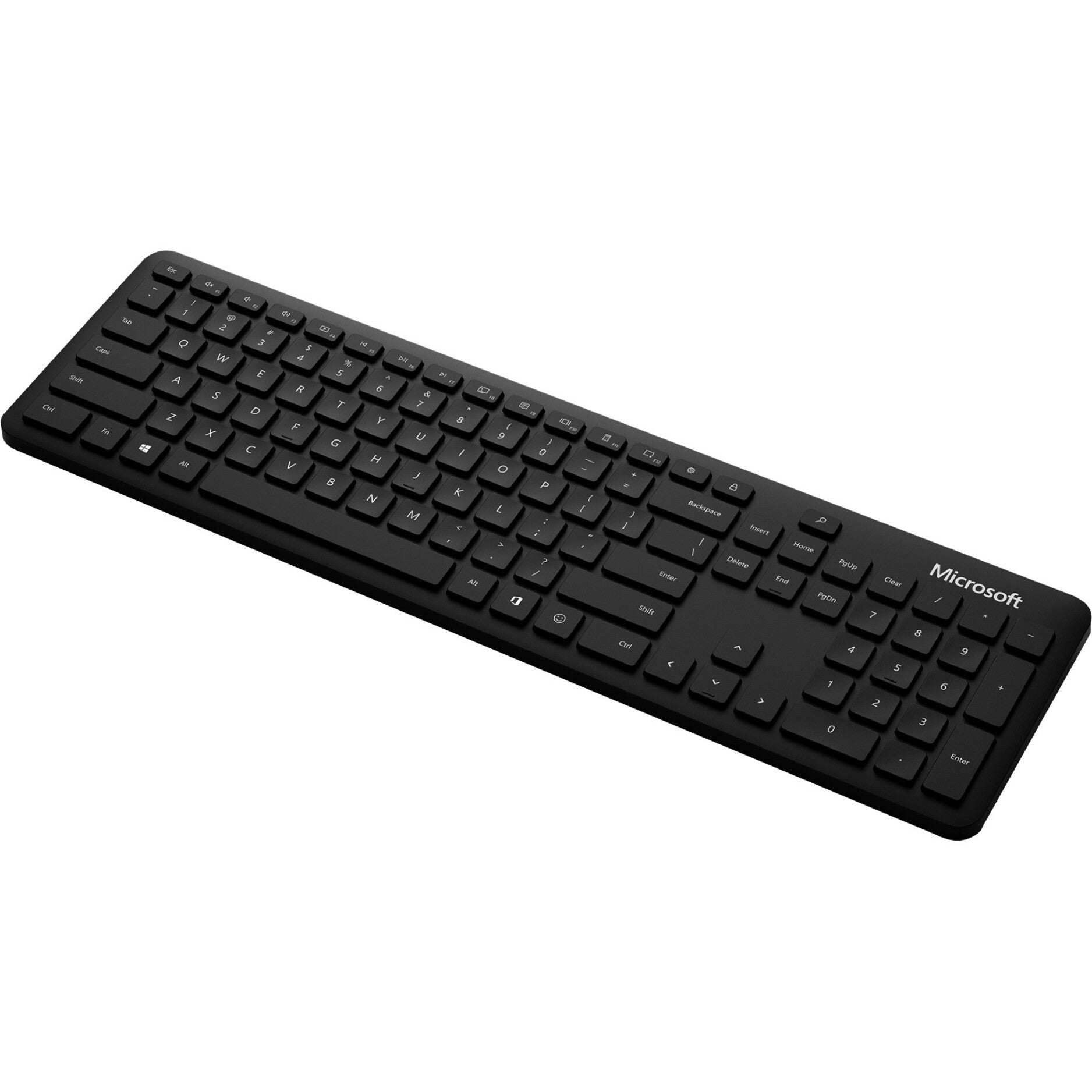 Microsoft QSZ-00001 Bluetooth Keyboard, Wireless 2.4 GHz, Emoji, MS Office, Search, English