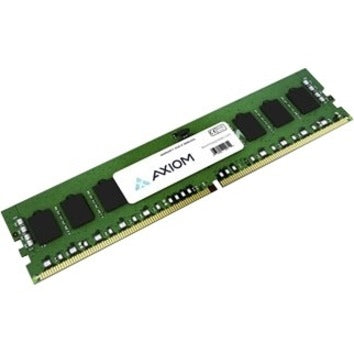 Axiom 64GB DDR4-2666 ECC RDIMM memory module featuring green PCB with black memory chips and white Axiom label-alternate-image1