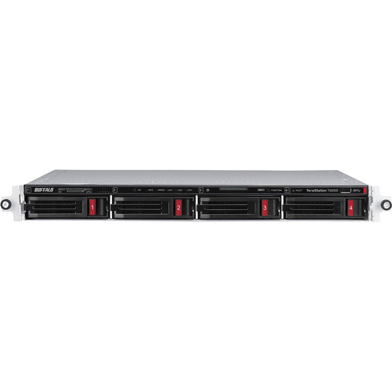 Buffalo TS6400RN1604 TeraStation 6400RN 16TB Rackmount NAS Hard Drives Included, 10Gb Ethernet, 8GB DDR4 RAM