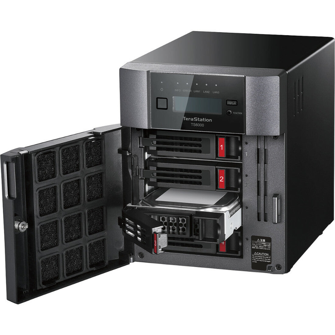 Buffalo TS6400DN1604 TeraStation 6400DN 16TB Desktop NAS Hard Drives Included + Snapshot, 10Gb Ethernet, 8GB DDR4, RAID Support