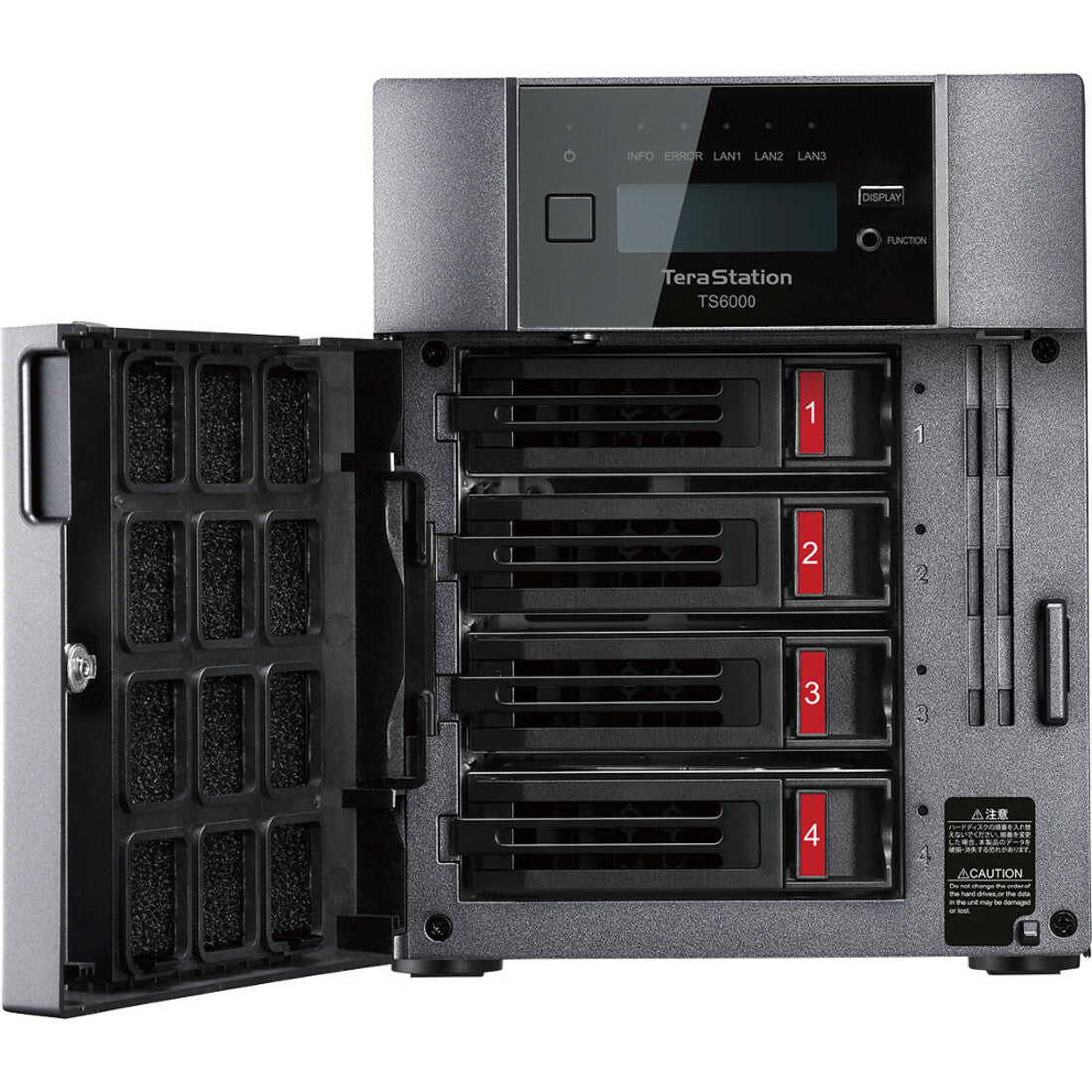 Buffalo TS6400DN1604 TeraStation 6400DN 16TB Desktop NAS Hard Drives Included + Snapshot, 10Gb Ethernet, 8GB DDR4, RAID Support