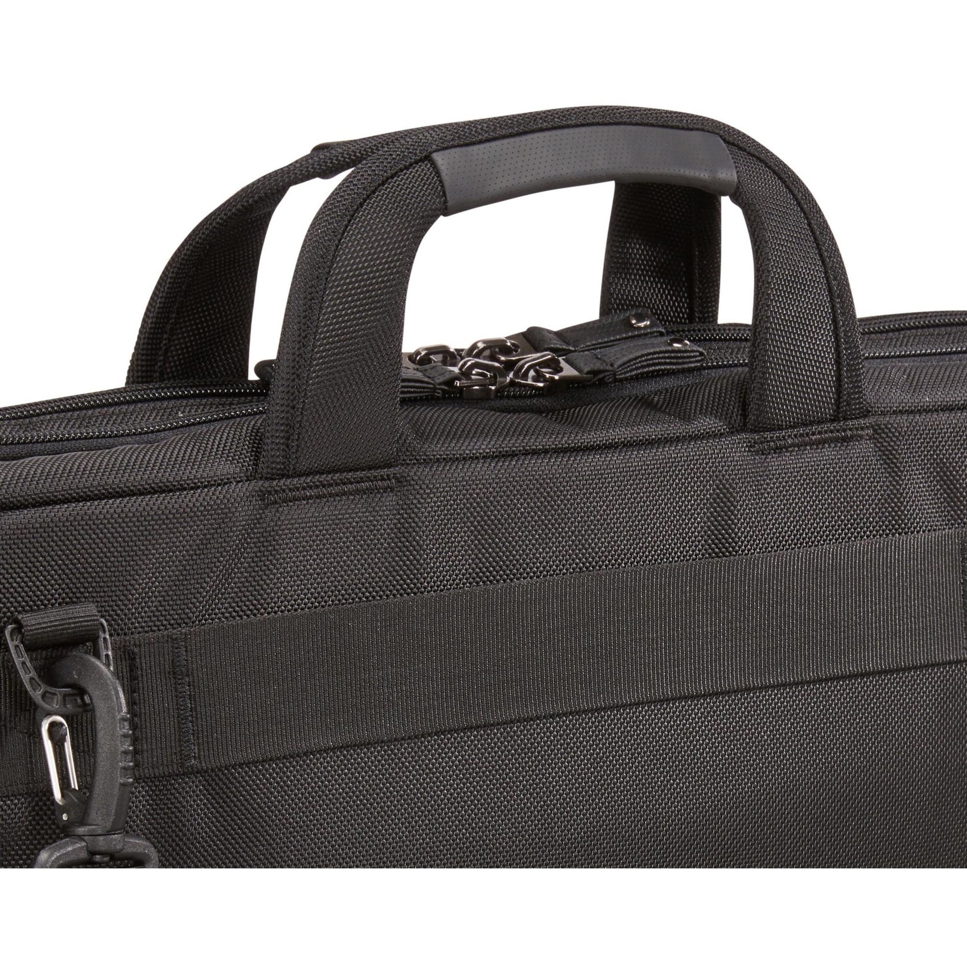 Case Logic 3204199 Briefcase 15.6in TSA, Nylon, Black, Impact Resistant, Handle, Shoulder Strap