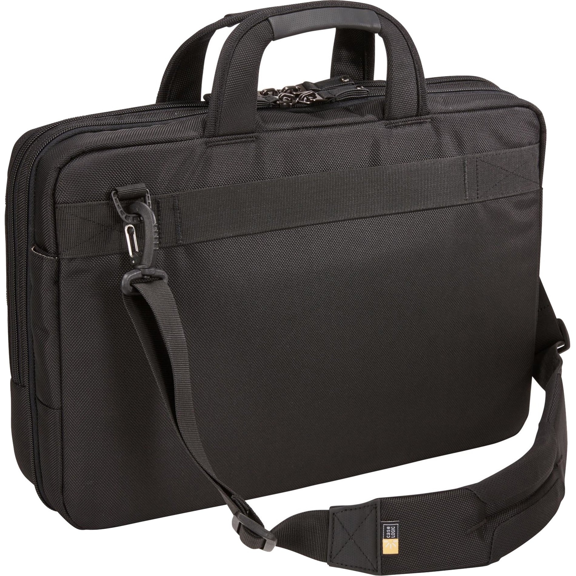 Case Logic 3204199 Briefcase 15.6in TSA, Nylon, Black, Impact Resistant, Handle, Shoulder Strap