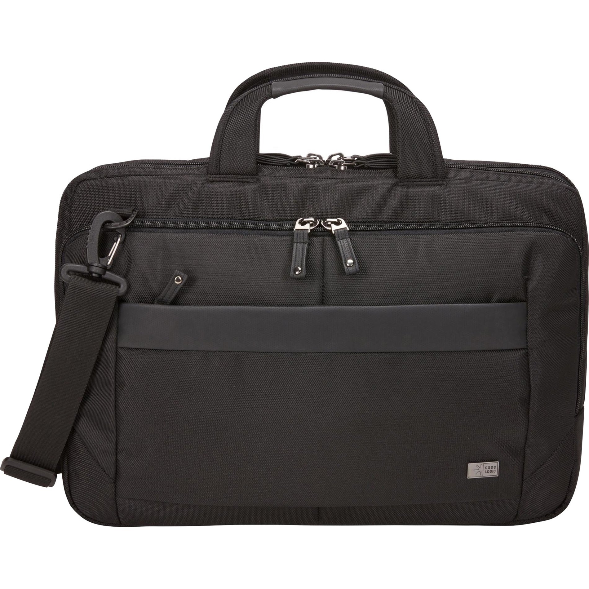 Case Logic 3204199 Briefcase 15.6in TSA, Nylon, Black, Impact Resistant, Handle, Shoulder Strap