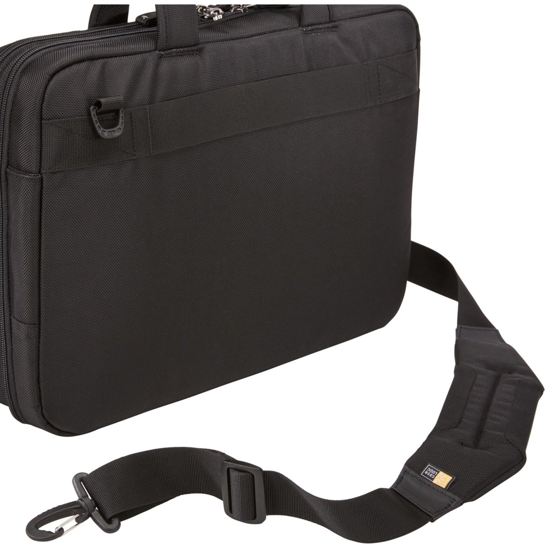 Case Logic 3204199 Briefcase 15.6in TSA, Nylon, Black, Impact Resistant, Handle, Shoulder Strap