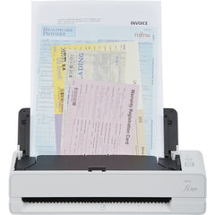 Fujitsu PA03795-B005 Pemindai Gambar fi-800R Pemindai Datar Ukuran Media A6-A8 Pemindaian Warna/Grayscale/Monokrom Kapasitas ADF 40 Lembar