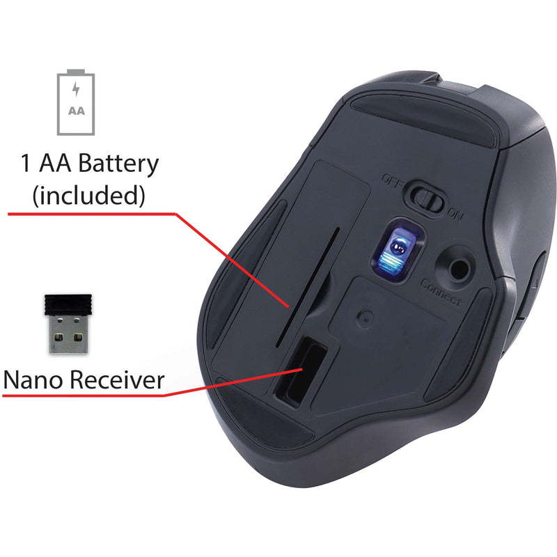 Verbatim Silent Mouse with included nano receiver and battery indicator