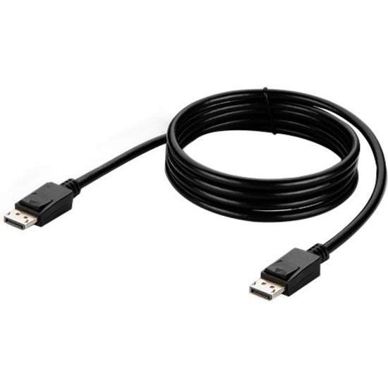 Belkin DisplayPort 1.2a KVM cable showing full-length view with connectors and coiled cable design-alternate-image1