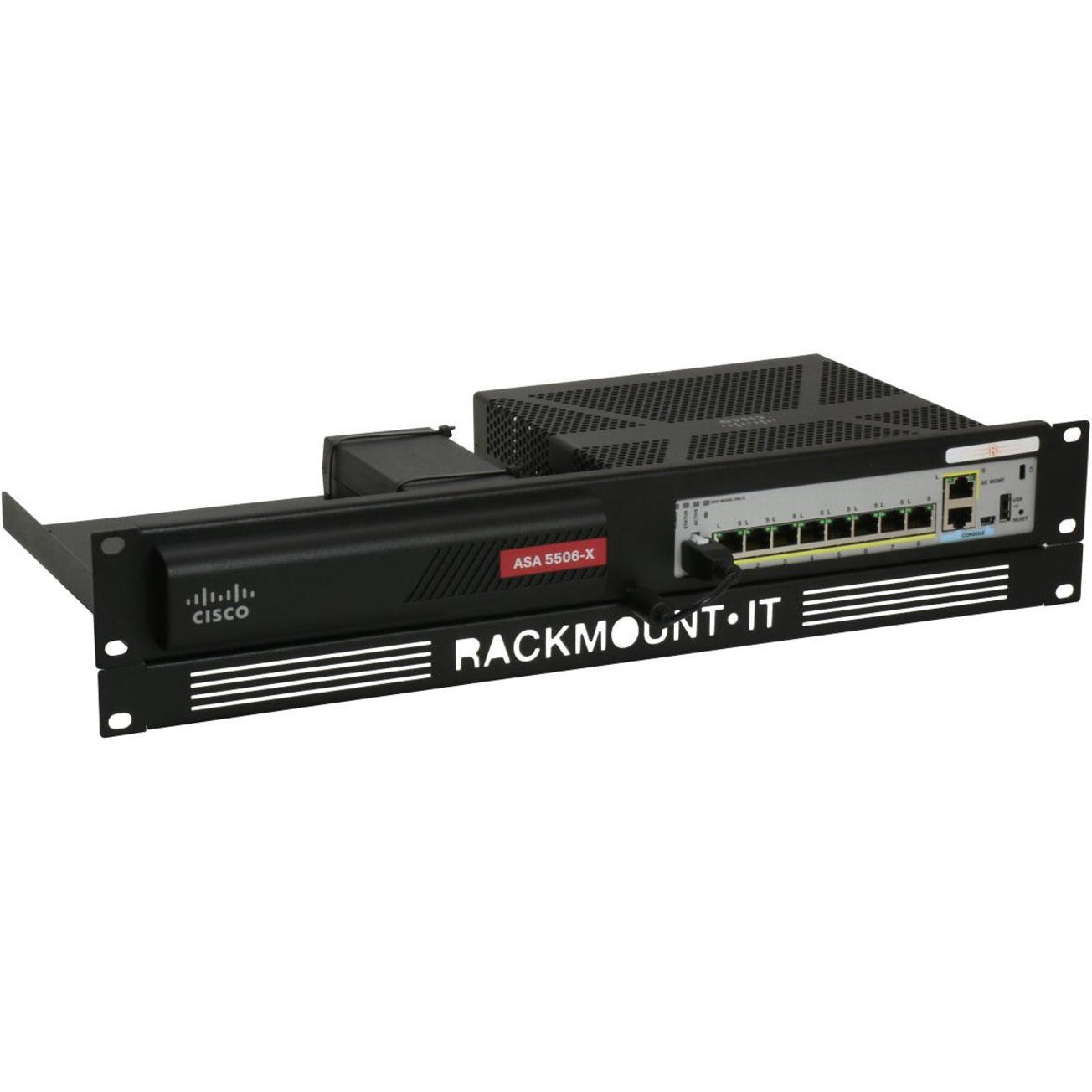 品牌名称：RACKMOUNT.IT  RACKMOUNT.IT RM-CI-T8 Cisrack 机架式支架，兼容 Cisco ASA 5506-X 和 Firepower 1010