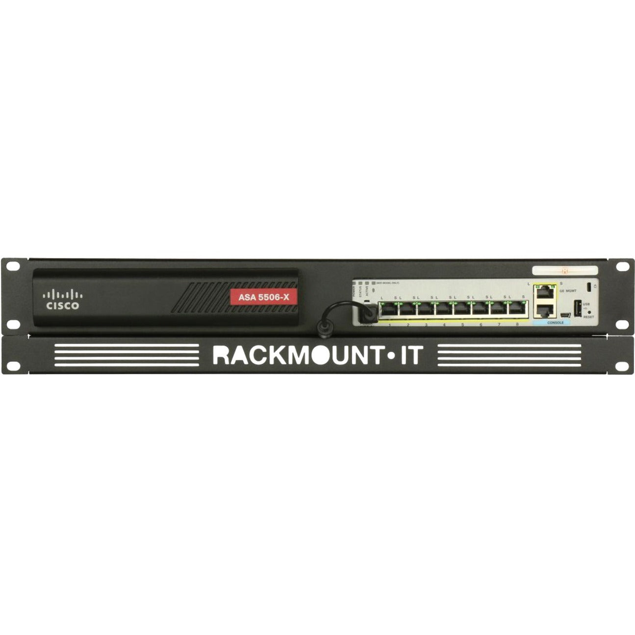 RACKMOUNT.IT RM-CI-T8 Cisrack Rack Montage Compatibel met Cisco ASA 5506-X en Firepower 1010.