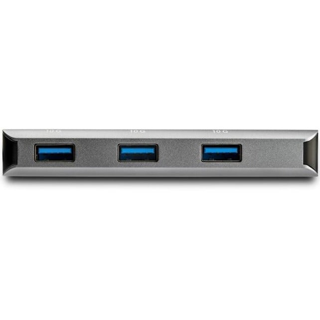 StarTech.com HB31C3ASDMB 3-Port USB-C Hub with SD Card Reader - 10Gbps - 3x USB-A, Space Gray, Mac, PC, Linux