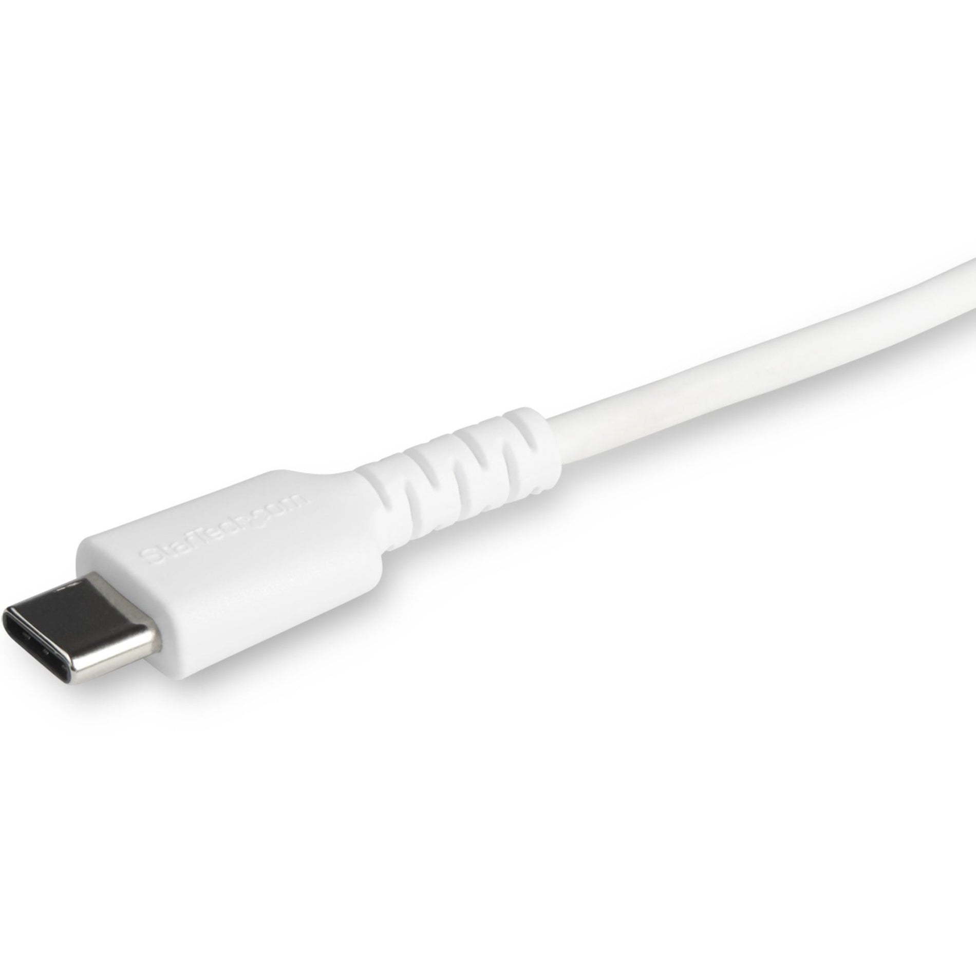 StarTech.com RUSBCLTMM1MW 1m/3.3ft USB C to Lightning Cable - MFi Certified Heavy Duty Lightning Cable White Durable USB Charging Cable  スタートエック・コム RUSBCLTMM1MW 1m/3.3ft USB C to Lightning ケーブル - MFi認定済み 頑丈なライトニングケーブル ホワイト 耐久性のあるUSB充電ケーブル