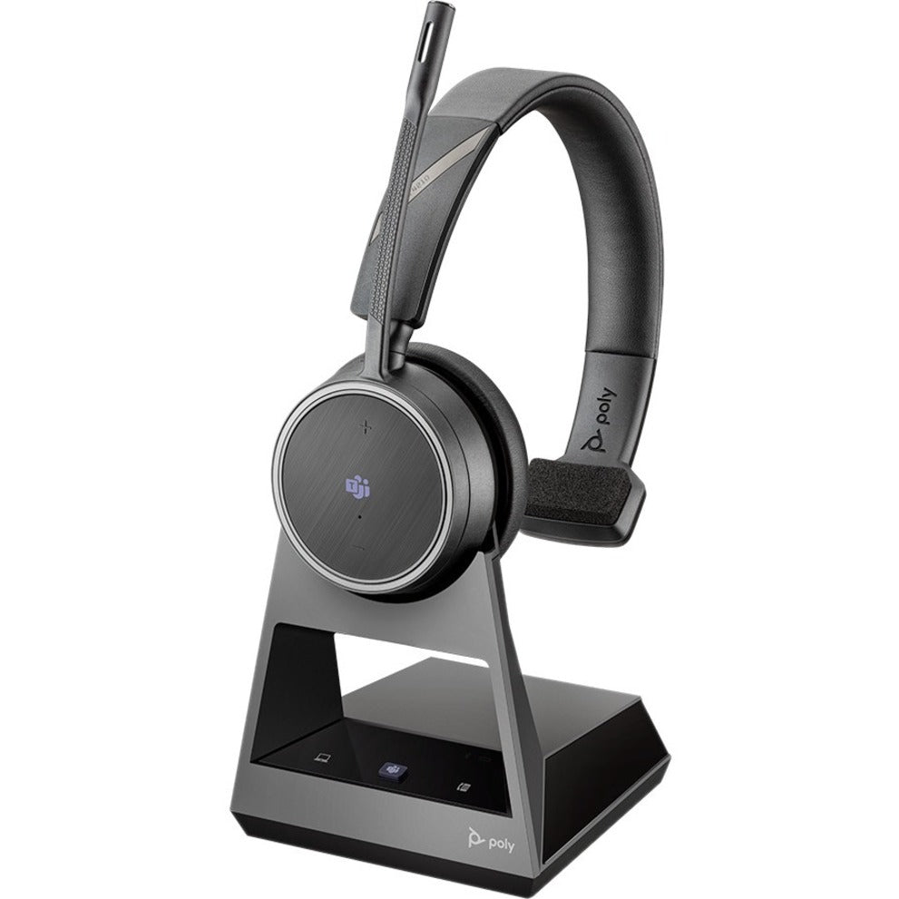 Plantronics 214601-01 Voyager 4210 Office USB-C Teams 2-Way Base, Mono Headset