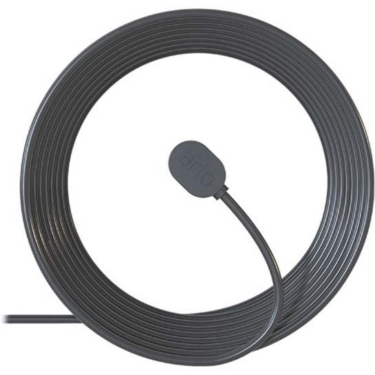 Arlo VMA5601C-100NAS Ultra & Pro 3 25 ft. Outdoor Magnetic Charging Cable - Black, Limited Warranty 1 Year