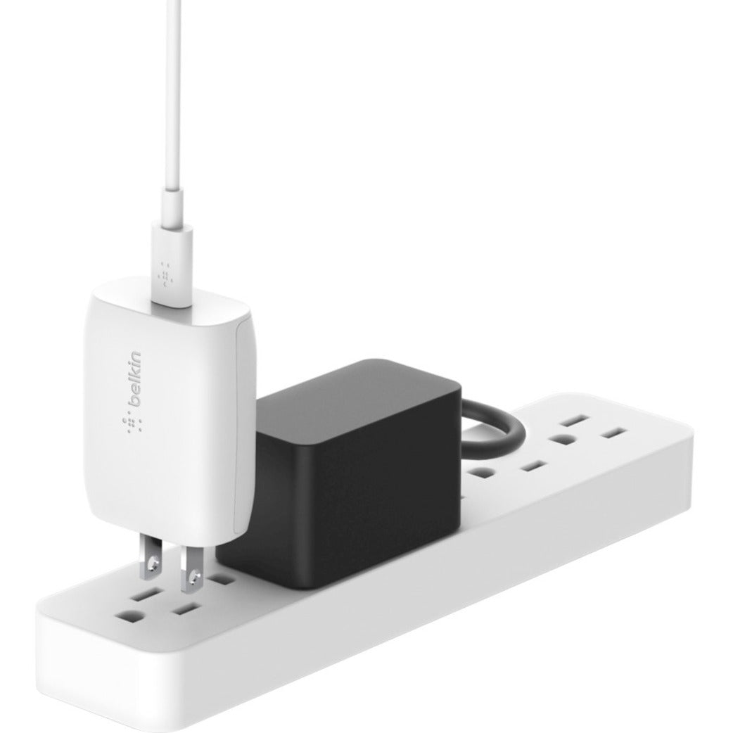 Belkin F7U096DQ04-WHT BOOST CHARGE USB-C Wall Charger 18W + USB-C to Lightning Cable, Fast Charging for iPhone and iPad