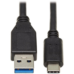 Tripp Lite U428-20N-G2 USB Type-C to USB Type-A Cable M/M 20 in. Data Transfer Cable Tripp Lite U428-20N-G2 USB Type-C til USB Type-A kabel M/M 20 tommer Dataoverførselskabel