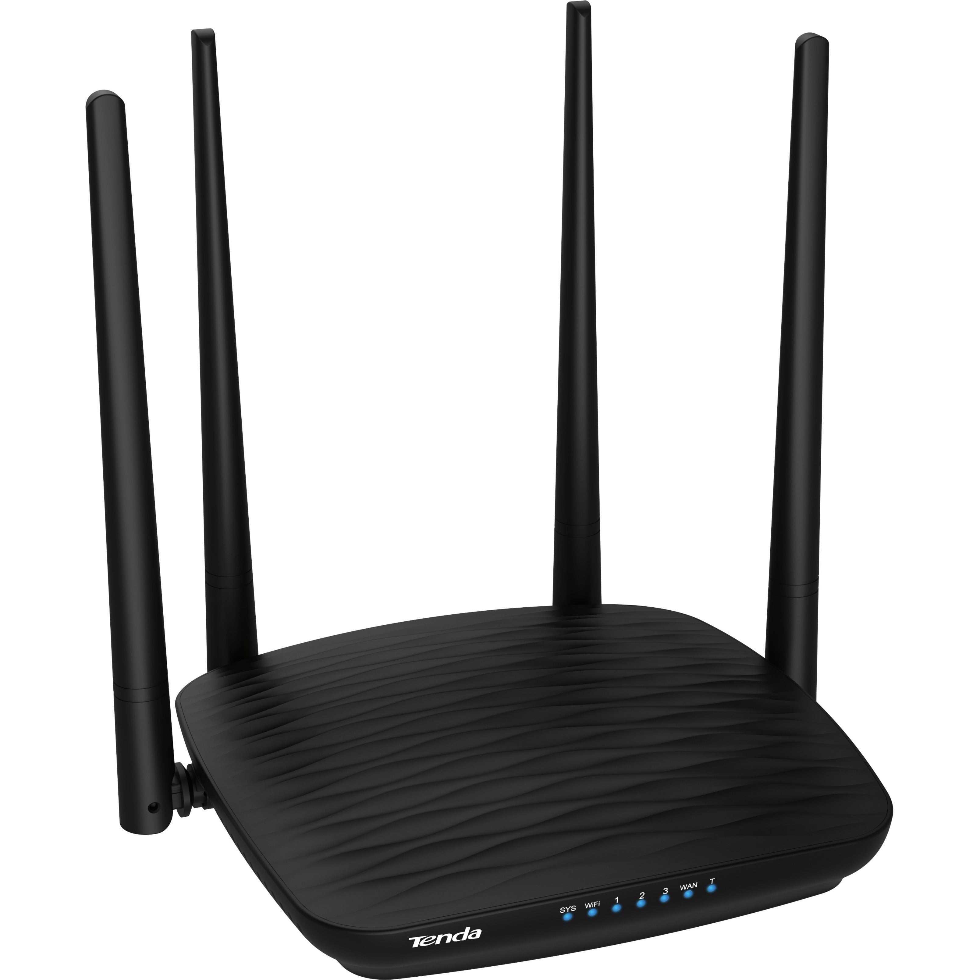 Tenda AC5 AC1200 Smart Dual-Band WiFi Router, Fast Ethernet, 145.88 MB/s